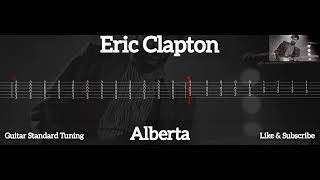 Eric Clapton  Alberta  Tab Guitar [upl. by Anny]