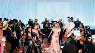 EPIC FLASHMOB CONGOLESE WEDDING DANCE Papa sapere amp Jojo 2024 [upl. by Eerot]