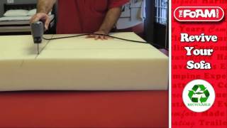 The Foam Shop  Sofa Cushion Replacement [upl. by Lucine935]