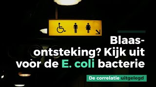 Blaasontsteking Kijk uit voor de E coli bacterie  De correlatie uitgelegd [upl. by Hesta]