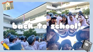 VLOG  back to school ✏️  grwm drive with me a day at school etc [upl. by Nagiem283]