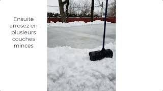 Système de patinoire sans toiles ou bâche Rink Wizard fabriqué au Québec [upl. by Kee488]