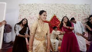 KERALA WEDDING DANCE PERFORMANCE 2024 l PRAJEESH  MALAVIKA [upl. by Castillo23]