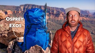 Osprey Exos 48 Review Ospreys Run at Ultralight Backpacks [upl. by Haroldson]