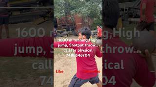 bihar police daroga rpf ki physical k liy call Sam park kare high jumplong jumpShotput banay [upl. by Geibel]