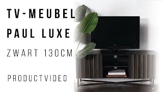 Tvmeubel Paul Luxe Zwart 130cm  Giga Meubel [upl. by Philemol]