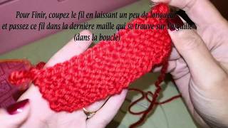 APPRENDRE A RABATTRE LES MAILLES  TUTO TRICOT [upl. by Brower]