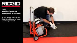 RIDGID K400 AF ontstoppingsmachine art 28098 28103 [upl. by Valdes]