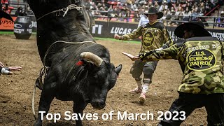 These Bullfighters are TOUGH  Top Saves March 2023 [upl. by Thomajan]