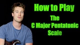 How to Play the C Major Pentatonic Scale And every other penatonic scale [upl. by Einotna42]