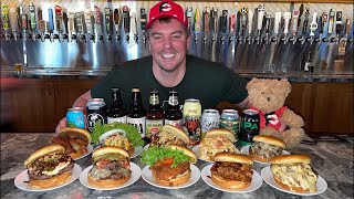 Mr Brews’ Best Burger Challenge in Menomonee Falls Wisconsin [upl. by Anyale]