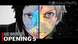 Bungou Stray Dogs  Opening 5 【Tetsu no Ori】 4K 60FPS  CC [upl. by Therron551]