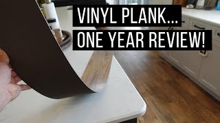 Vinyl Plank Flooring  Review After One Year in Our Home [upl. by Chaiken564]