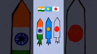 Jan gan man  Anthem drawing art video shots flag india [upl. by Quinby]