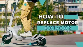 How To GX1 amp GX2 Motor Wheel Replacement [upl. by Idola]