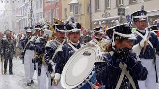 Villinger Fasnet im Schneetreiben [upl. by Yumuk]