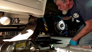 How to install coils spring spacers on a T5 Eurovan [upl. by Nenerb]