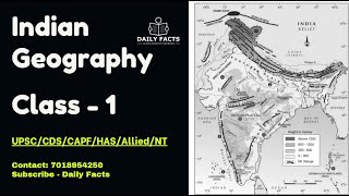 Indian Geography Class I [upl. by Marquita835]