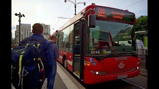 Sweden Stockholm ride with bus No 509 from Sundbyberg Centrum to Solna Centrum [upl. by Powel380]