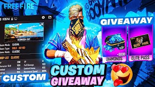 😤 Custom Giveaway💎Diamond 🤑 [upl. by Yeaton196]