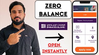 Zero balance account emirates Islamic bank in dubai 2024 low salary current account [upl. by Emmerie]