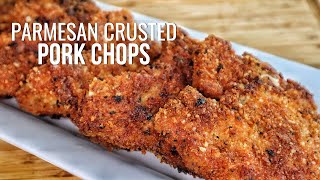 Crispy Parmesan Pork Chops  A MustTry [upl. by Wilie894]