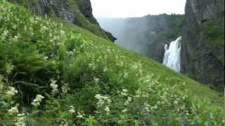 Norway from Bergen to Eidfjord Voringfossen part 913 [upl. by Ylebmik]