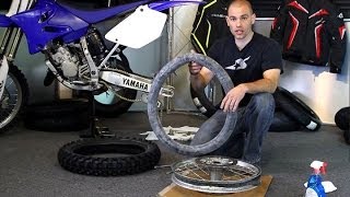 How To Change a Dirt Bike Tire  Motorcycle Superstore [upl. by Jowett]