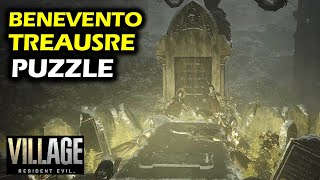 Benevientos Treasure Puzzle amp Locaton  Resident Evil 8 Village Walkthrough Benevento Grave [upl. by Sutit]