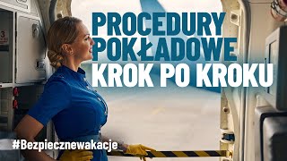 BEZPIECZNE WAKACJE  Czystość i procedury pokładowe samolotu  ITAKA [upl. by Kayle]