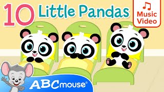 🐼 10 Little Pandas  A Counting Song for Kids 🎵  ABCmouse [upl. by Yttap]