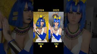 Another video of the evolution of my Ankha cosplay 😋 animalcrossing cosplay [upl. by Judah684]