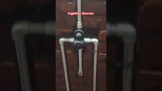 Highflow Diverter shorts plumbing kashmir plumber toilet bathroom tiles [upl. by Kezer]