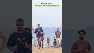 🔥🔥 Army bharti 1600meter RUNNING 🏃‍♂️ 💪 indianarmy 👈 shorts motivational kupwaraterriers 🇮🇳 [upl. by Esahc]