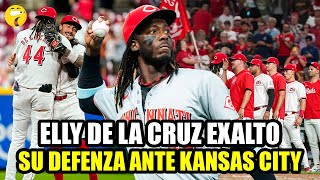 Elly De La Cruz LUCIO su defensiva ante Kansas City [upl. by Hekking517]