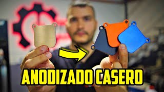 ANODIZANDO ALUMINIO 🔥🔥 Como hacerlo tu mismo  aluminio anodizado cnc [upl. by Yenot507]