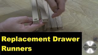 Replacement Hardwood Drawer Runners [upl. by Garik]