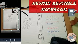 NewYes reusable notebook  another Everlast Rocketbook knockoff [upl. by Nwahsear275]