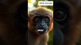 Gibbon Calls Wildlife in action  Wild Vonders  shorts facts curiosity animalfacts [upl. by Lilla]