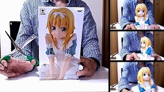 UNBOXING  Alice Schuberg Figure Sword Art Online Alicization Banpresto [upl. by Estey]