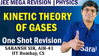 Kinetic Theory of Gases class 11 physics one shot JEE Mega Revision [upl. by Genie]