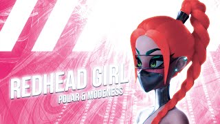 Polar  Redhead Girl Lyrics Video [upl. by Peterson]