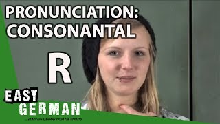 Visual Guide to German Pronunciation  Consonantal R [upl. by Cruickshank]