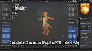 Blender 4 Completely Rigging A Character [upl. by Nofpets363]