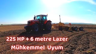 Massey Ferguson 7720S Dyna VTİlgi Omega 6 metre Lazerli Tesviye [upl. by Xet]