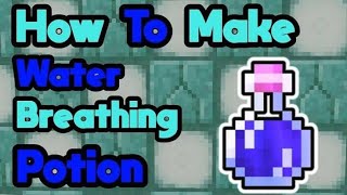 Cara Membuat Potion Of Water Breathing di Minecraft [upl. by Qahsi]