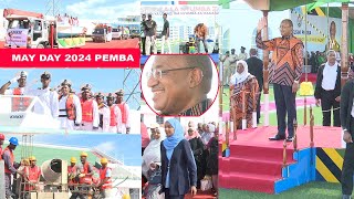 MAY DAY 2024 PEMBA NA DR HUSSEIN ALI MWINYI [upl. by Amye]