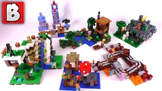 All LEGO Minecraft Sets 2017 Winter Wave [upl. by Steddman]