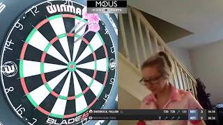 Fallon Sherrock Beats Paul Nicholson With A 10Darter [upl. by Consuelo]