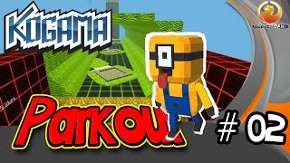 Kogama  Jogar Kogama Gameplay Mundo Parkour 55 levels Jogando Kogama 2 [upl. by Anjela366]